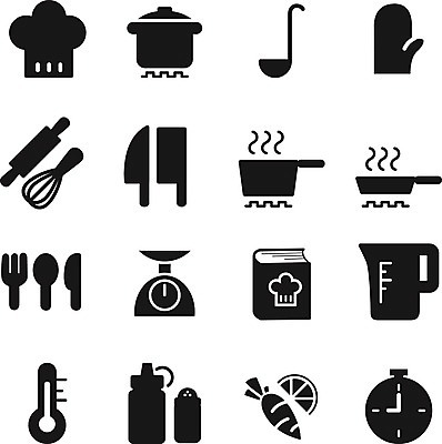 EPS 해외이미지 실루엣 음식 빵 장갑 포크 일러스트 재료 요리 책 컵 세트 주방 숟가락 요리사 검은색 식사 빵집 장비 튀김 기구 조끼 칼 아침식사 냄비 찌개 케첩 수집 측정 사인 준비 눈금 소금 철사 후추 영수증 타이머 고립 끓이기 우수 캐서롤 커터 해외일러스트 직업 식기 잡화 컬러 모션 촬영기법 수저 금융 상점 외투 용기_그릇 소스_음식 솥 절기 향신료 파일형식 벡터 이미지허브