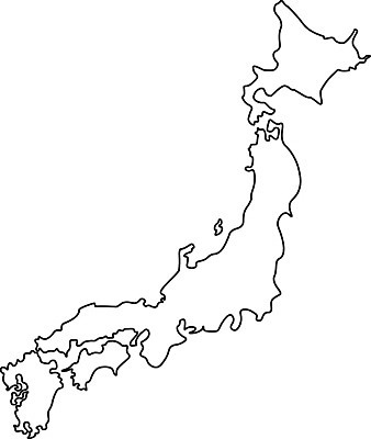 EPS 해외이미지 실루엣 선 지도 일러스트 일본 흰색 플랫 윤곽 고립 지도책 해외일러스트 아시아 컬러 촬영기법 책 파일형식 벡터 이미지허브