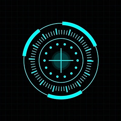 EPS 해외이미지 일러스트 사람없음 디지털 사이버 UI 인터페이스 SF 해외일러스트 파일형식 벡터 이미지허브