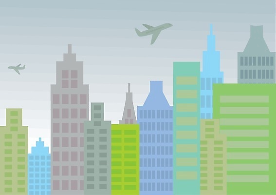 EPS 해외이미지 일러스트 건축양식 주택 고층빌딩 성장 도시 확대 공항 쇼핑몰 일반 스모그 인구 철강 해외일러스트 건축 교통시설 빌딩 건물 파일형식 벡터 이미지허브