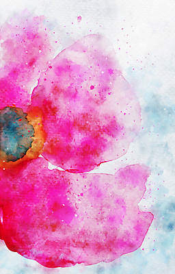 포토 JPG 해외이미지 꽃 백그라운드 일러스트 자연 추상 수채화 미술 사람없음 페인트 그림 양귀비 해외일러스트 식물 무늬 문화예술 생태계 파일형식 이미지허브