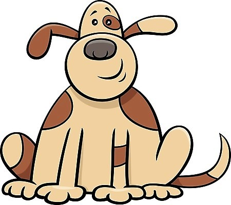 EPS 해외이미지 캐릭터 일러스트 앉기 사람없음 반려동물 갈색 귀여움 개 만화 해외일러스트 일러캐릭터 동물 컬러 컨셉 포유류 모션 파일형식 벡터 이미지허브