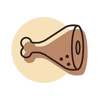 EPS 해외이미지 음식 조각 일러스트 뼈 육류 돼지고기 스테이크 요리 주방 식당 식사 저녁식사 치킨 소고기 돼지 바비큐 먹기 심볼 햄 베이컨 양고기 칠면조 점심식사 드럼스틱 해외일러스트 식재료 포유류 모션 조류 서양음식 상점 닭고기요리 파일형식 벡터 이미지허브