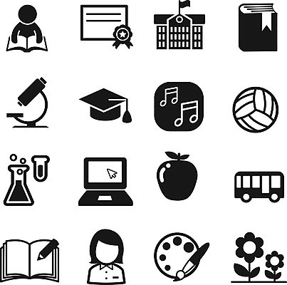 EPS 해외이미지 학생 교육 스포츠 과학 일러스트 학사모 졸업 학교 버스 사람모양 현미경 사람없음 건물 책 세트 연필 검은색 도서관 사과 해외일러스트 모양 모자_잡화 건축물 육상교통 컬러 과일 학용품 대중교통 실험기구 필기구 파일형식 벡터 이미지허브