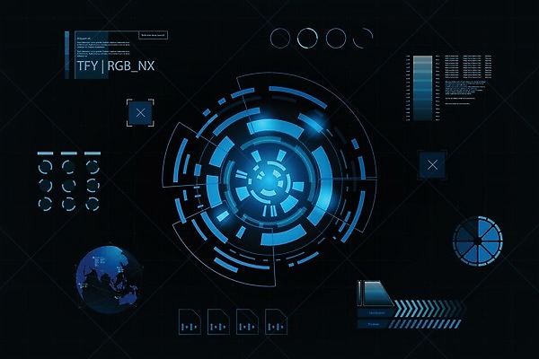 EPS 해외이미지 템플릿 일러스트 그래프 사람없음 그래픽 디지털 계기판 가상 해외일러스트 파일형식 벡터 이미지허브