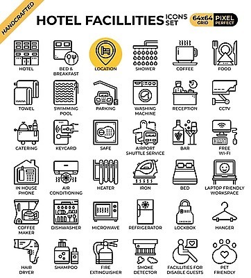 EPS 해외이미지 커피 일러스트 호텔 수영장 사람없음 노트북 수건 와인 침대 바 아침식사 옷걸이 주차 난로 커피메이커 에어컨 보안 와이파이 샤워기 세탁기 샴푸 소화기 식기세척기 해외일러스트 음료 가구 숙소 주류 안전 전자제품 위생용품 식사 가전제품 안전장비 난방기 소방 무선인터넷 커피용품 파일형식 벡터 이미지허브