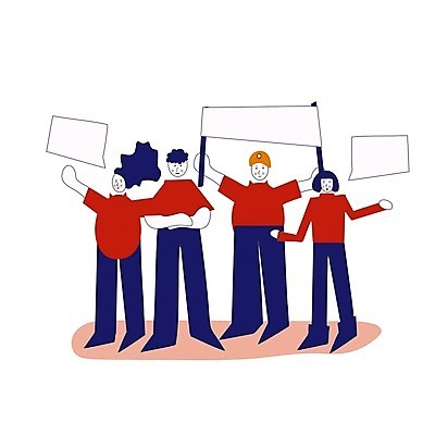 EPS 해외이미지 직업 디자인 배너 남자 포스터 백그라운드 일러스트 비즈니스 노동자 함께함 사람 축제 방 자유 분노 깃발 잡기 그룹 메시지 플랫 군중 헬멧 만화 민주주의 충돌 사인 반대 혁명 고립 스트라이크 운동가 집회 항의 해외일러스트 감정 컨셉 모션 보호장비 파일형식 벡터 이미지허브