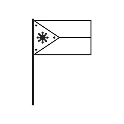 EPS 해외이미지 전통 디자인 문화 물결 선 캠페인 여행 컨셉 일러스트 휴가 미술 경사 이벤트 그래픽 장식 검은색 축제 자유 흰색 축하 깃발 막대기 플랫 만화 선거 심볼 사인 윤곽 깃대 봉 애국심 대각선 교차 고립 독립 엘리먼트 전국 필리핀사람 해외일러스트 컬러 문화예술 민주주의 파일형식 벡터 이미지허브