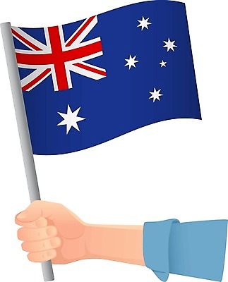 EPS 해외이미지 손 디자인 물결 컨셉 일러스트 자유 축하 깃발 잡기 호주 작음 심볼 사인 팔 애국심 고립 독립 전국 해외일러스트 모션 신체부위 오세아니아 크기 파일형식 벡터 이미지허브