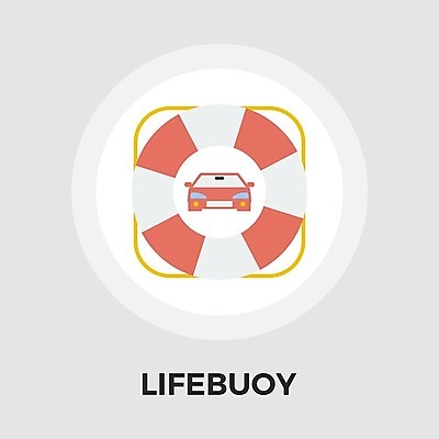 EPS 해외이미지 일러스트 자동차 사람없음 구출 구명부환 해외일러스트 육상교통 도움 안전장비 튜브 파일형식 벡터 이미지허브