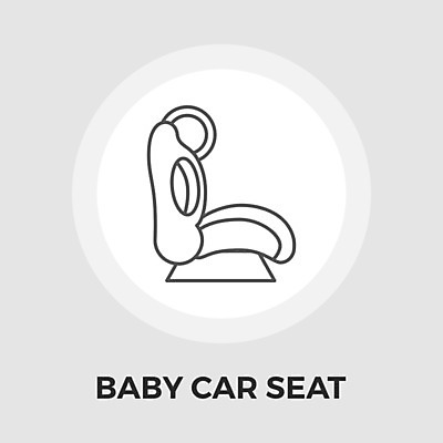 EPS 해외이미지 일러스트 사람없음 교통안전 어린이안전 카시트 해외일러스트 의자 안전 파일형식 벡터 이미지허브