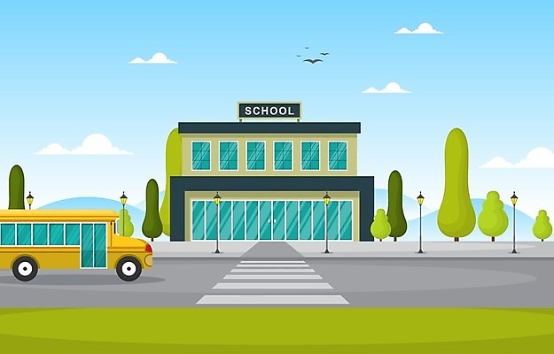 EPS 해외이미지 학생 디자인 배너 외관 교육 도로 어린이 백그라운드 컨셉 일러스트 건축양식 교실 학교 거리 버스 주택 미술 풍경 야외 건물 스터디 노란색 교사 유치원 도시 가르침 플랫 중앙 도서관 만화 사인 대학교 타운 일반 초보 해외일러스트 직업 건축물 건축 길 육상교통 컬러 교통시설 문화예술 대중교통 사람 학습 파일형식 벡터 이미지허브