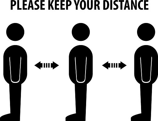 EPS 해외이미지 클립아트 일러스트 거리 건강 안전 사람 바이러스 보호 계산원 고립 해외일러스트 직업 컨셉 파일형식 벡터 이미지허브