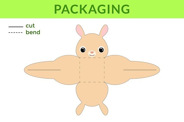 EPS 해외이미지 일러스트 사람없음 쥐 종이접기 DIY 전개도 해외일러스트 종이 취미 설치류 접기 파일형식 벡터 이미지허브