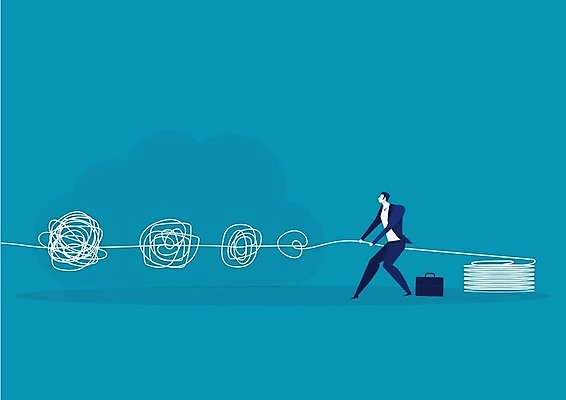 EPS 해외이미지 디자인 선 백그라운드 컨셉 생각 곡선 일러스트 비즈니스 상상 추상 아이디어 사람 도움 비즈니스맨 메시지 실 연결 뇌 그림 매듭 심플 문제 해결 방법 복잡 쉬운 혼란 많음 정확 해외일러스트 남자 무늬 직장인 파일형식 벡터 이미지허브