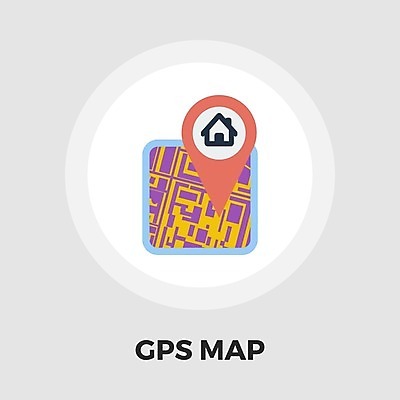 EPS 해외이미지 지도 일러스트 표시 사람없음 위치 네비게이션 GPS 집모양 해외일러스트 모양 파일형식 벡터 이미지허브