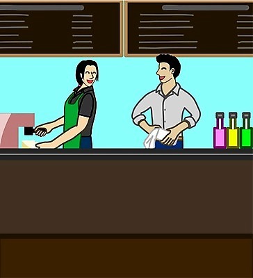 EPS 해외이미지 직업 커피 컨셉 일러스트 비즈니스 사업가 함께함 대화 사랑 미소 웃음 사람 컵 친구 자료 우정 카페 정보 하트 업무 바 플랫 유혹 수집 불안 검색 면접 서식 위치 고용 방법 정중 채팅 스타일 해외일러스트 모양 식기 감정 음료 관계 표정 말하기 상점 구직 작업 채용 파일형식 벡터 이미지허브