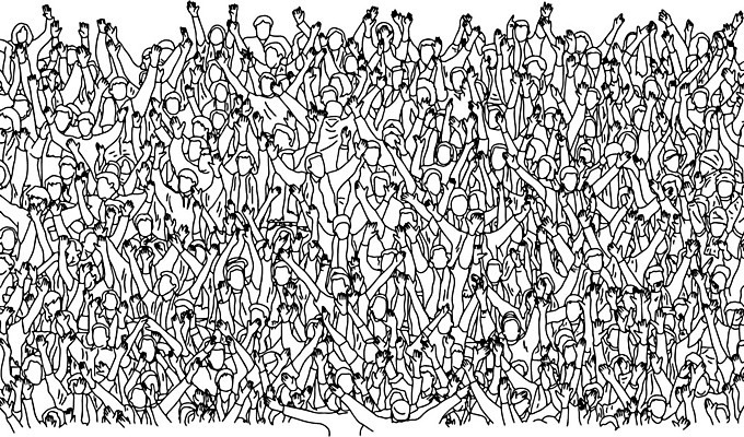 EPS 해외이미지 배너 음악 스포츠 포즈 백그라운드 일러스트 응원 아이디어 사람 이벤트 그래픽 파티 검은색 축제 축구 경기장 콘서트 공연 축하 그룹 낙서 군중 스케치 그림 윤곽 쇼 손그림 덩어리 고립 승자 필승 헤딩 해외일러스트 컬러 컨셉 스포츠시설 문화예술 미술 구기 우승 파일형식 벡터 이미지허브