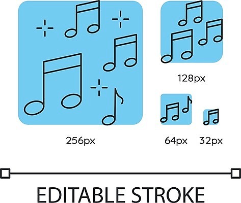 EPS 해외이미지 디자인 선 음악 컨셉 음표 일러스트 노래 놀이 미술 세트 픽토그램 쪽지 웹 화목 소리 춤 악단 플랫 심볼 사인 그림 심플 윤곽 치수 서명 고립 구역 리듬 멜로디 뮤지컬 보컬 얇은 팝 해외일러스트 기호 인터넷 문화예술 파일형식 벡터 이미지허브