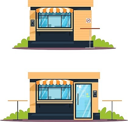 EPS 해외이미지 클립아트 디자인 외관 음식 백그라운드 일러스트 창문 탁자 거리 사람없음 야외 세트 상점 식당 식사 카페 흰색 도시 바 플랫 만화 수집 묘사 오브젝트 속도 상업 심플 카페테리아 일반 조립 점심식사 고립 뷔페 스타일 현실 디테일 해외일러스트 컬러 가구 파일형식 벡터 생활용품 이미지허브