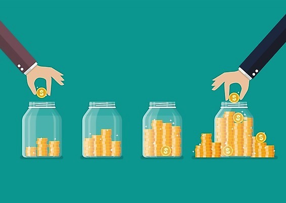 EPS 해외이미지 손 일러스트 유리병 들기 신체부위 금융 경제 동전 저축 저금통 비교 동전탑 민트색 해외일러스트 컬러 컨셉 돈 모션 병_용기 사람 쌓기 파일형식 벡터 이미지허브