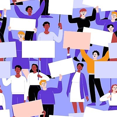 EPS 해외이미지 캐릭터 배너 여자 남자 포스터 종이 포즈 이동 일러스트 비즈니스 거리 함께함 사람 축제 공백 자유 분노 잡기 그룹 플랫 민주주의 충돌 반대 혁명 소셜 스트라이크 시범 운동가 위기 정치 집회 항의 해외일러스트 일러캐릭터 감정 컨셉 모션 파일형식 벡터 이미지허브