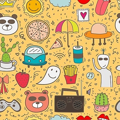 EPS 해외이미지 커피 백그라운드 패턴 일러스트 곰 아이스크림 수박 사람없음 여름 컵케이크 라디오 해외일러스트 동물 계절 음료 무늬 과일 포유류 디저트 전자제품 케이크 파일형식 벡터 음식 이미지허브