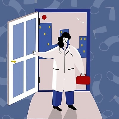 EPS 해외이미지 직업 캐릭터 디자인 배너 여자 행복 과학 백그라운드 컨셉 유니폼 일러스트 청진기 노동자 출입구 아파트 주택 실내 건강 병원 사람 내부 치료 빨간색 파란색 약 문 교수 의사 도움 오픈 복도 만화 종업원 입장 과학자 문서 방문 환영 온라인 돌봄 조언 치료사 해외일러스트 일러캐릭터 옷 감정 컬러 의학 의료기기 모션 건물 교사 의료진 학자 파일형식 벡터이미지허브 