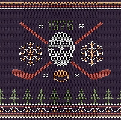 EPS 해외이미지 디자인 스포츠 백그라운드 스티커 크리스마스 일러스트 따뜻함 가면 사람없음 그래픽 직물 눈송이 뜨개질 질감 아이스하키 하키 해외일러스트 기념일 겨울스포츠 눈_날씨 취미 구기 파일형식 벡터 이미지허브