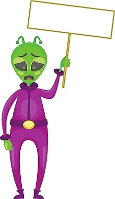 EPS 해외이미지 캐릭터 얼굴 스티커 일러스트 초록색 머리 쪽지 외계인 만화 사인 휴머노이드 해외일러스트 일러캐릭터 컬러 신체부위 미확인물체 로봇 파일형식 벡터 이미지허브