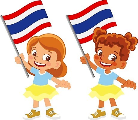 EPS 해외이미지 클립아트 캐릭터 손 배너 물결 어린이 일러스트 태국 깃발 심볼 해외일러스트 일러캐릭터 아시아 사람 신체부위 파일형식 벡터 이미지허브