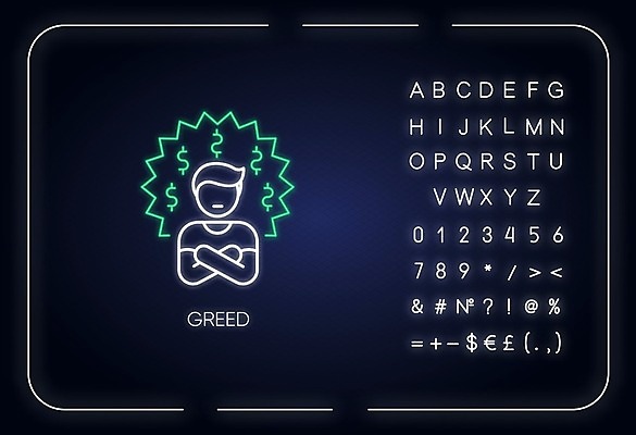 EPS 해외이미지 일러스트 사람모양 사람없음 네온 욕심 해외일러스트 모양 파일형식 벡터 이미지허브