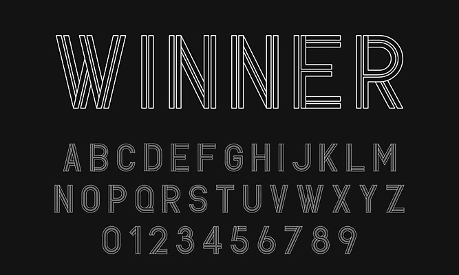 EPS 해외이미지 디자인 알파벳 영어 일러스트 대문자 타이포그라피 사람없음 세트 숫자 플랫 심플 조합형타이포 우승자 미니멀 해외일러스트 문자 우승 파일형식 벡터 이미지허브