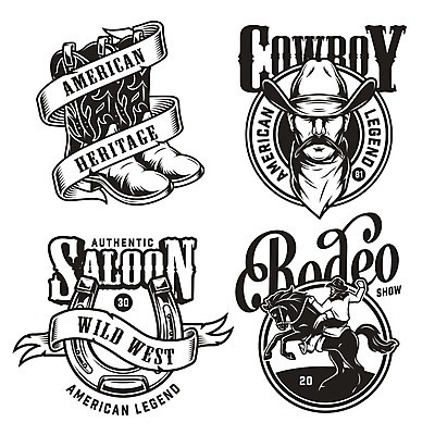 EPS 해외이미지 동물 디자인 옷 리본 일러스트 부분 흑백 부츠 미술 그래픽 머리 라벨 목도리 수확 행운 카우보이 승차 인쇄 심볼 사인 복고 배지 우표 라이더 서쪽 엘리먼트 옛날 철강 텍사스 편자 활자 해외일러스트 잡화 신발 컨셉 농업 모션 문화예술 프레임 촬영기법 신체부위 미국 방향 말발굽 활자판 파일형식 벡터 이미지허브