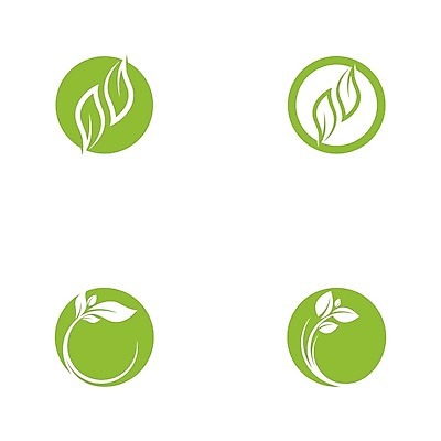 EPS 해외이미지 잎 일러스트 사람없음 초록색 그린캠페인 원형 보호 심볼 에코 친환경 해외일러스트 도형 식물 캠페인 컬러 컨셉 환경 파일형식 벡터 이미지허브