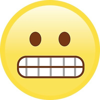 EPS 해외이미지 캐릭터 디자인 얼굴 일러스트 노란색 표현 입 치아 불안 심볼 사인 고민 코믹 이모티콘 나쁜 엘리먼트 혼란 해외일러스트 일러캐릭터 감정 컬러 컨셉 신체부위 소화기관 파일형식 벡터 이미지허브