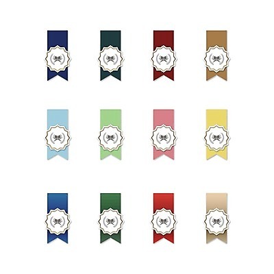 EPS 해외이미지 교육 리본 일러스트 학사모 사람없음 세트 라벨 졸업장 심볼 해외일러스트 모자_잡화 졸업 프레임 파일형식 벡터 이미지허브