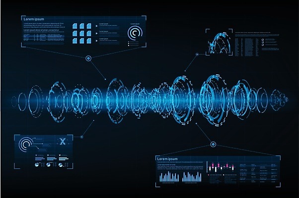 EPS 해외이미지 템플릿 일러스트 그래프 사람없음 그래픽 디지털 계기판 가상 해외일러스트 파일형식 벡터 이미지허브