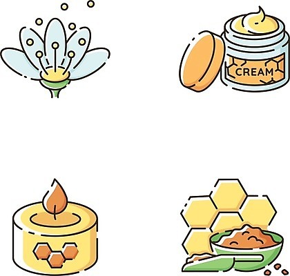 EPS 해외이미지 클립아트 디자인 꽃 선 컨셉 일러스트 그림자 세트 픽토그램 웹 화장품 플랫 상품 수분 만화 벌 수집 심볼 크림 심플 윤곽 꽃가루 팩 꿀 DIY 내추럴 고립 밀랍 얇은 양봉 양봉장 엘리먼트 왁스 핸드메이드 활자 해외일러스트 식물 곤충 인터넷 취미 뷰티 가루 활자판 파일형식 벡터 이미지허브