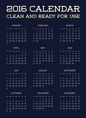 EPS 해외이미지 템플릿 계절 일러스트 경사 그래픽 파란색 숫자 다이어리 자료 봄 달력 가을 일주일 날짜 계획 인쇄 12월 4월 6월 9월 11월 5월 연도 준비 심플 해군 1월 8월 10월 7월 2월 월 2016년 금요일 기본 목요일 엘리먼트 월요일 토요일 해외일러스트 문자 컬러 컨셉 군대 사무용품 요일 파일형식 벡터 이미지허브