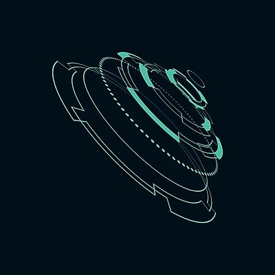 EPS 해외이미지 일러스트 사람없음 디지털 사이버 UI 인터페이스 SF 해외일러스트 파일형식 벡터 이미지허브