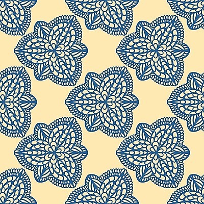 EPS 해외이미지 디자인 꽃 백그라운드 꽃무늬 패턴 일러스트 요가 추상 미술 동양인 장식 파란색 흰색 원형 신용카드 인쇄 질감 만다라 아랍어 해외일러스트 도형 식물 웰빙 컬러 무늬 문화예술 인종 금융 파일형식 벡터 이미지허브