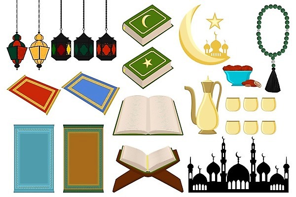 EPS 해외이미지 별 과일 일러스트 목걸이 캘리그라피 책 컵 카펫 궁전 덮개 달 기도 등불 램프 조끼 날짜 사발 이슬람교 만화 모스크 동쪽 묵주 유리주전자 사우디아라비아 라마단 아랍어 해외일러스트 자연요소 식기 종교 고건축 중동 장신구 종교용품 유리 주전자 조명 외투 뚜껑 사기그릇 방향 파일형식 벡터 이미지허브