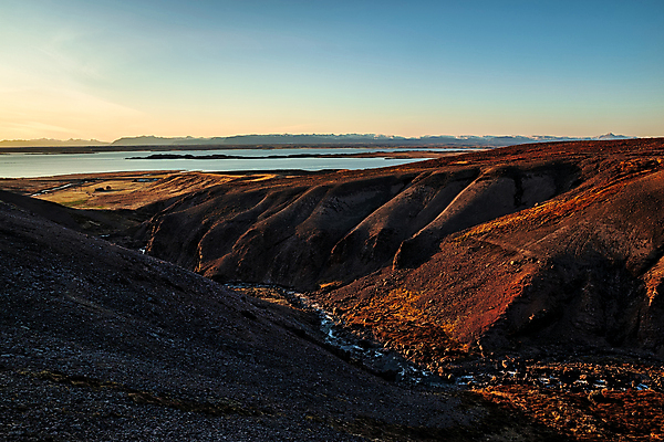 포토 JPG 해외이미지 바다 여행 자연 하늘 산 아이슬란드 풍경 사람없음 야외 가로 물 여름 강 일몰 해외포토 자연요소 계절 유럽 노을 생태계 파일형식 이미지허브