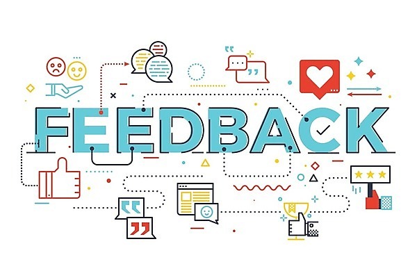 EPS 해외이미지 영어 하늘색 말풍선 일러스트 타이포그라피 사람없음 하트 최고 손모양 평가 피드백 레터링 해외일러스트 모양 문자 파란색 파일형식 벡터 손_신체부위 이미지허브