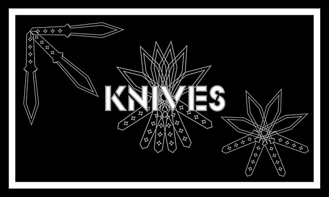 EPS 해외이미지 모양 템플릿 디자인 꽃 무기 스포츠 백그라운드 일러스트 추상 흑백 연꽃 3 손잡이 금속 검은색 어둠 장비 흰색 공구 칼날 수비 던지기 칼 심볼 오브젝트 옵션 군용 싸움 사냥 날카로움 윤곽 동쪽 교차 단검 엘리먼트 철강 해외일러스트 식물 컬러 무늬 모션 재질 군대 촬영기법 도구 검 방향 파일형식 벡터 이미지허브