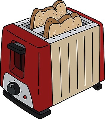 EPS 해외이미지 음식 빵 일러스트 빨간색 주방 기계 클래식 아침식사 플라스틱 만화 굽기 먹기 크림 복고 토스트 철강 해외일러스트 컬러 컨셉 모션 재질 식사 구이 파일형식 벡터 이미지허브
