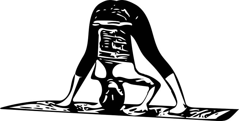 EPS 해외이미지 여자 일러스트 요가 건강 한명 사람 성인 검은색 요가자세 흰색 필라테스 성인여자한명만 해외일러스트 1 웰빙 컬러 포즈 운동 여자한명만 성인여자만 파일형식 벡터 이미지허브