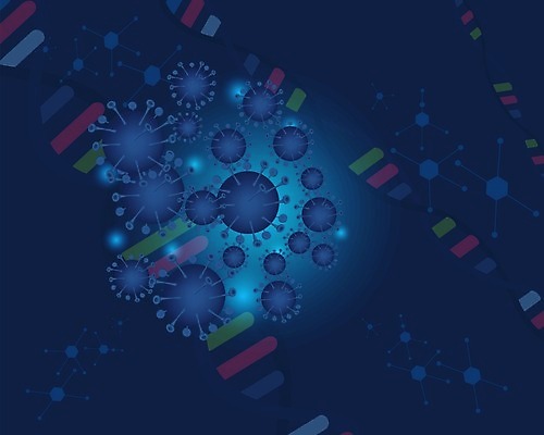 EPS 해외이미지 디자인 포스터 과학 백그라운드 일러스트 추상 미술 그래픽 파란색 바이러스 질병 심볼 예방 해외일러스트 컬러 무늬 의학 문화예술 파일형식 벡터 이미지허브