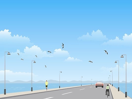 EPS 해외이미지 구름 계절 유럽 도로 바다 섬 여행 백그라운드 일러스트 교통시설 자동차 자연 갈매기 조류 하늘 휴가 거리 풍경 야외 물 여름 파란색 빛 운동 태양 여행객 자전거 흰색 고속도로 사인 방법 해외일러스트 자연요소 동물 나라 길 육상교통 컬러 교통 건강 사람 바이크 시설 생태계 파일형식 벡터 이미지허브